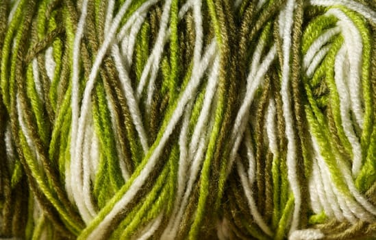 An image of wool thread close up