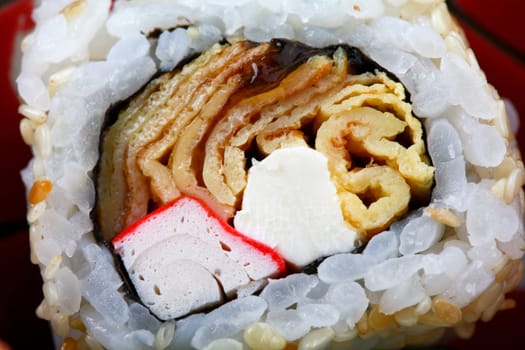 Stock Photo: Asia and food: Maki close up
