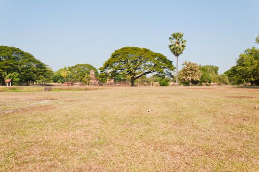 Lanscape in temple of Sukhothai