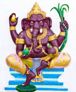 Indian or Hindu ganesha God Named Bala Ganapati at temple in thailand