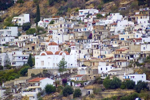 Kritsa - village in the cretan mountains, Crete, Greece