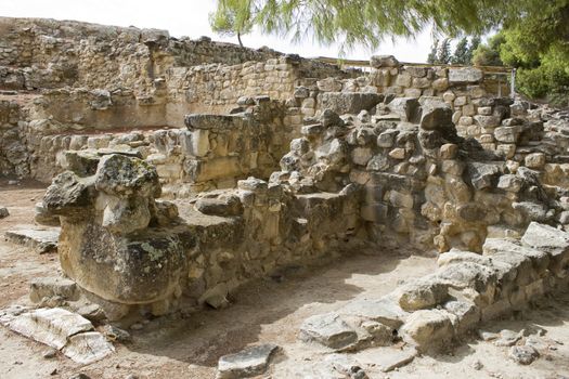 Phaistos or Festos, ancient city on the island of Crete
