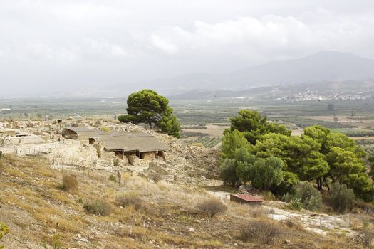 Phaistos or Festos, ancient city on the island of Crete