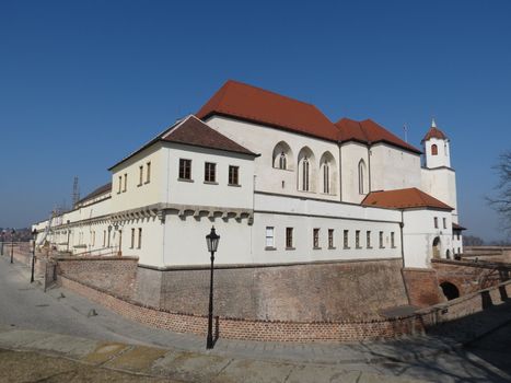 Spielberg castle in Brno, a former jail for political prisoners (such as the Italian conspirators Silvio Pellico and Piero Maroncelli) at the time of the Austro-Ungarian empire (19th Century) 
