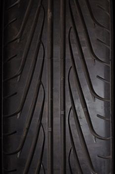 A Picture Of Car tire close - up