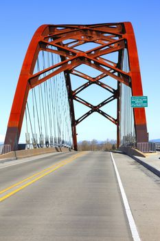 Sauvie island bridge Multnomah county, Oregon.