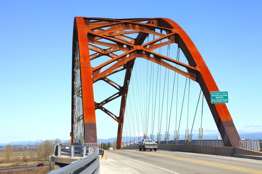 Sauvie island bridge Multnomah county, Oregon.