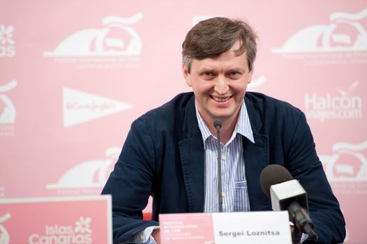 LAS PALMAS, SPAIN–MARCH 17: Sergei Loznitsa, born in Soviet Union, director of movie My Joy (Cannes Film Festival 2010), during LPA International Film Festival on March 17, 2012 in Las Palmas, Spain
