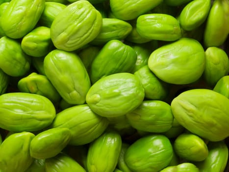 close up of petai beans food background