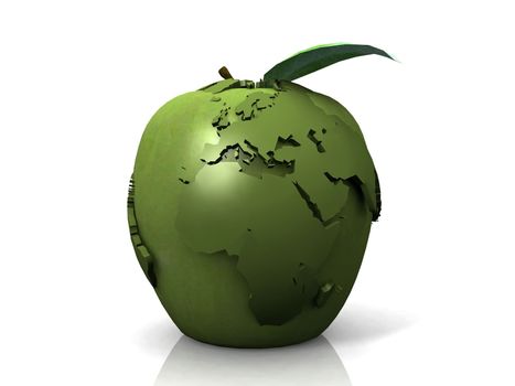 the apple and the earth