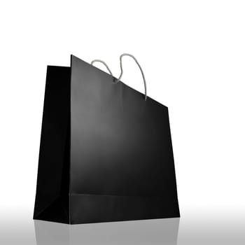 Glaze shopping bag isolated on white background