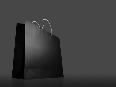 Glaze shopping bag on black background