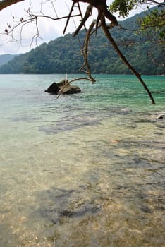 Surin island national park in Thailand