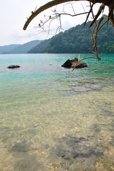 Surin island national park in Thailand