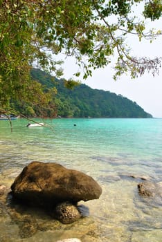 Surin island national park in Thailand