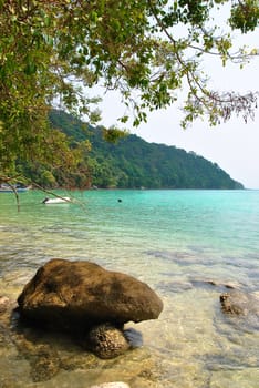 Surin island national park in Thailand
