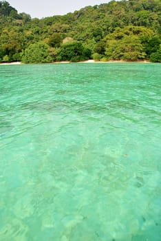 Surin island national park in Thailand