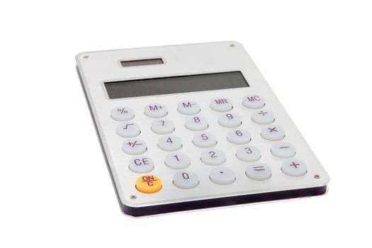 electronic calculator trimmed with white background layout