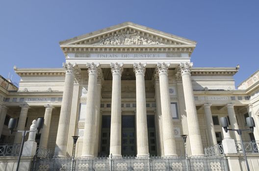 old courthouse of Nimes, France