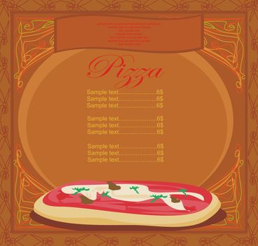 Pizza Menu Template
