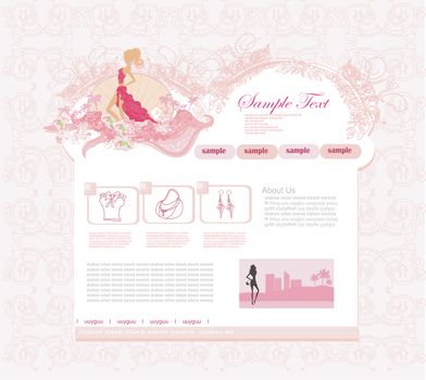 Fashion shopping Website template