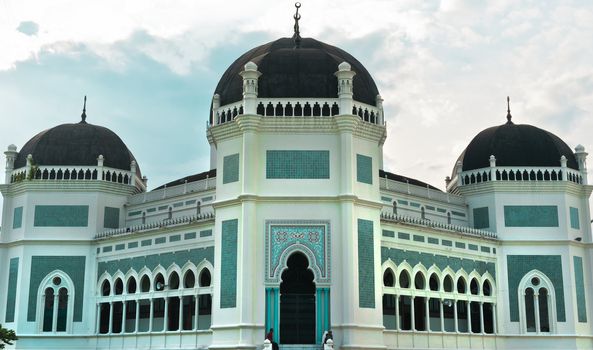 Great Mosque of Al-Mashun in Medan, Sumatra, Indonesia