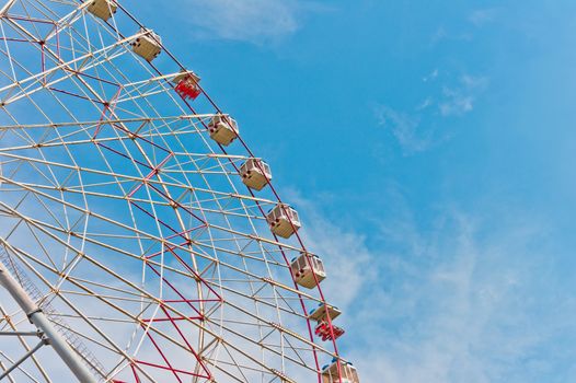 Ferris wheel in Moscow, Russia, East Europe