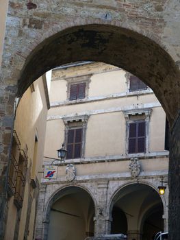 Montepulciano - the narrow streets of the historic city center