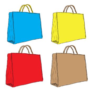 sketch Shopping bags