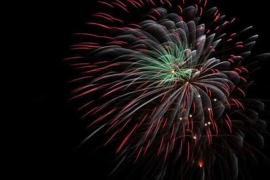 Fireworks during a religious festivity in the south of Italy