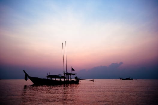 sunrise at Surin island,the southern of Thailand