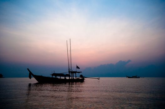 sunrise at Surin island,the southern of Thailand