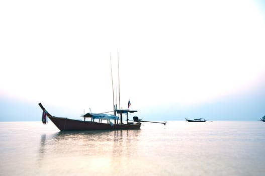 sunrise at Surin island,the southern of Thailand