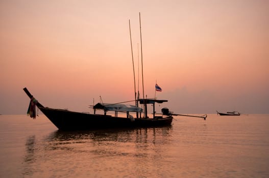 sunrise at Surin island,the southern of Thailand