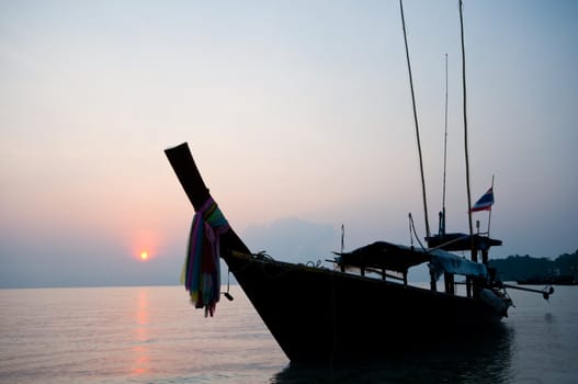 sunrise at Surin island,the southern of Thailand