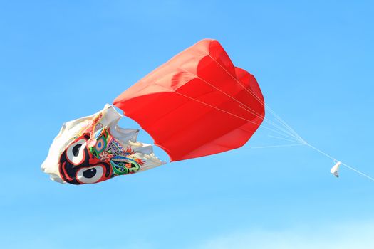 CHA-AM - MARCH 10: Colorful kites in the 12th Thailand International Kite Festival on March 9, 2012 in Naresuan Camp, Cha-am, Thailand