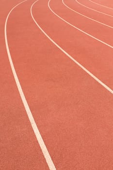 Head Start Red, White Running Track Background