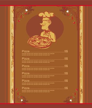 Pizza Menu Template