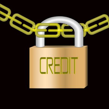 Credit control with lock on golden chains