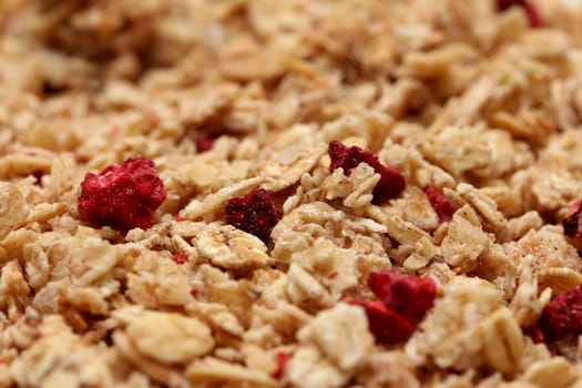 red berries muesli