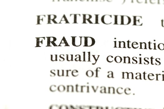 Definition of the word fraud from a legal dictionary