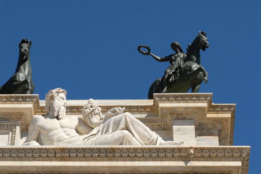 Milan, detail Arco della Pace