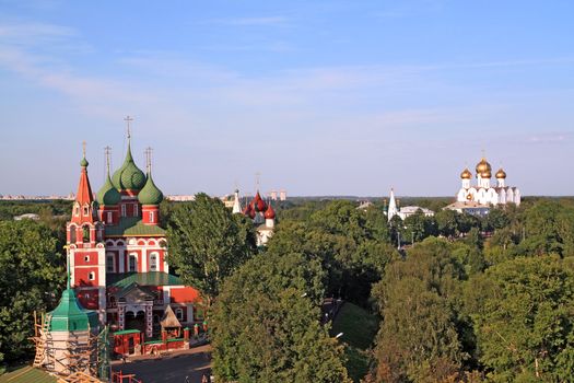 christian orthodox church amongst tree