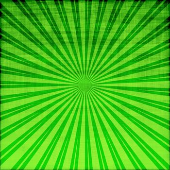 starburst in green with a grunge blend