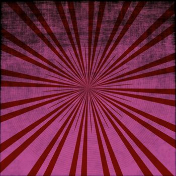 A background of grungy red starburst with radiating rays