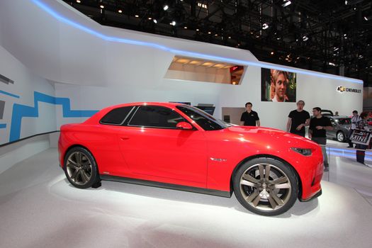 GENEVA / MARCH 16 : The all new Cheverolet Code 30R on display at the 82nd  international motor show Palexpo-Geneva on march 16;2012 in Geneva