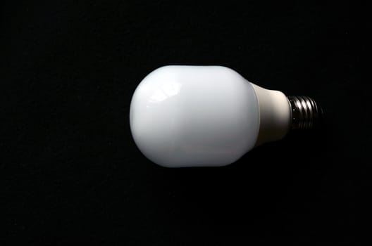 Close up of a isolated light bulb