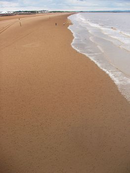 Beach in England, UK