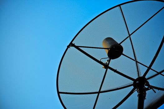 Satellite Dish Connection For Networking.