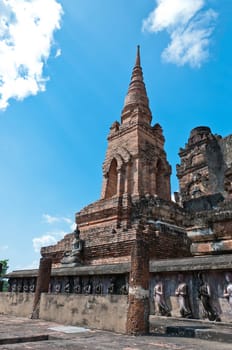 Wat Mahathat old city of Thailand Temple